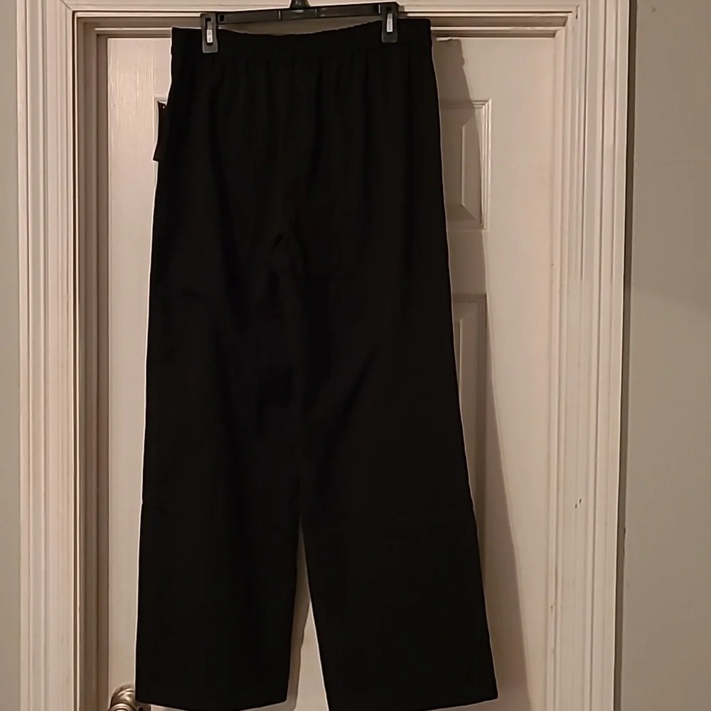 Michael Kors Black Wide-Leg Trousers Size Medium